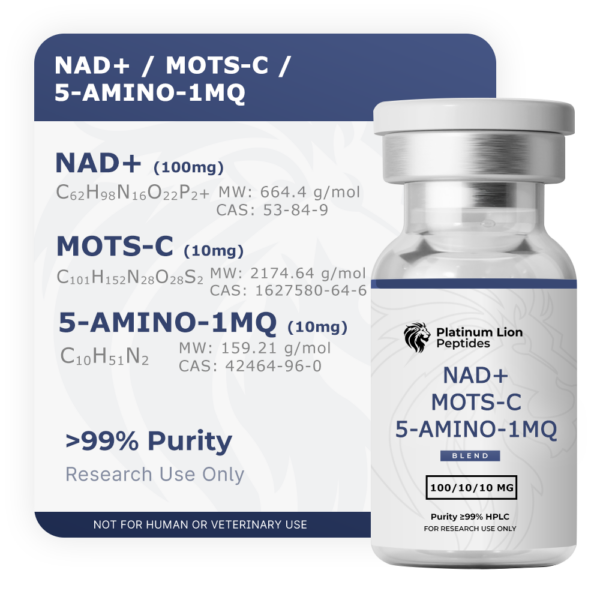 nad+ mots c 5 amino 1mq blend What Is MitoPrime? NAD+/MOTS-c/5-Amino-1MQ (2026) mots-c vs 5-amino-1mq 5-Amino-1MQ /
