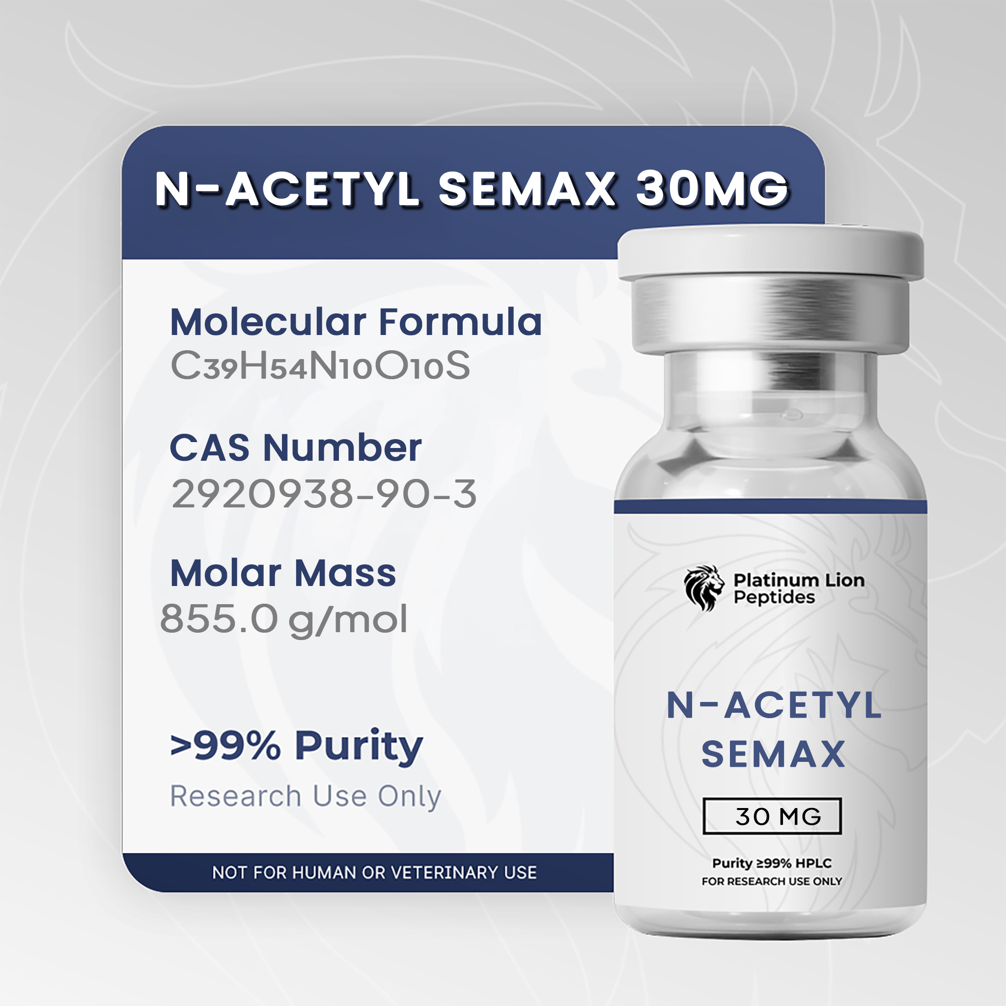 N-ACEYTL SEMAX 30MG 1 N-ACEYTL SEMAX 30MG